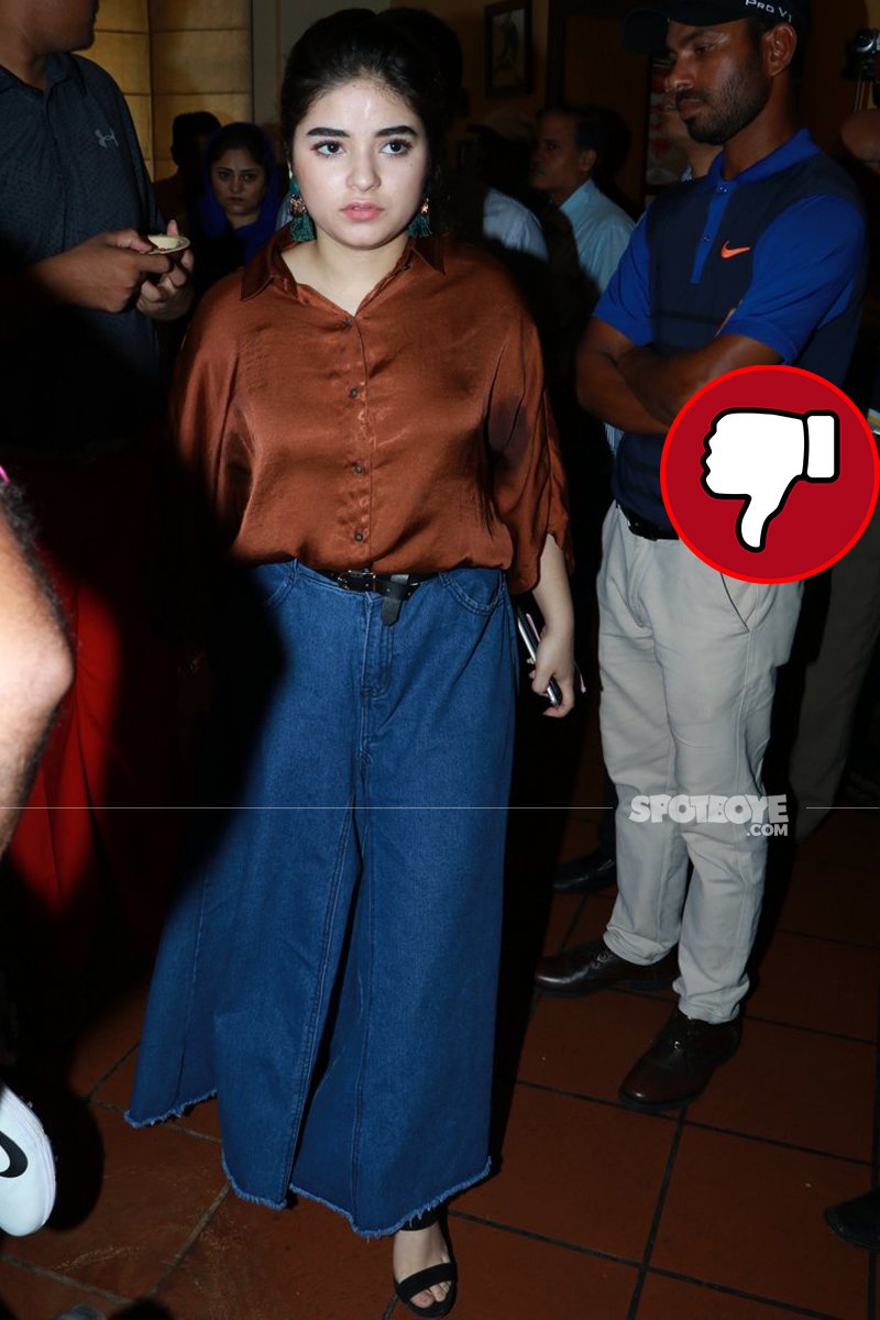 zaira wasim at an event