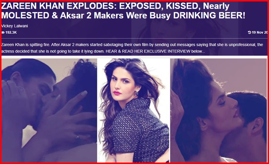 zareen khan exclusive interview