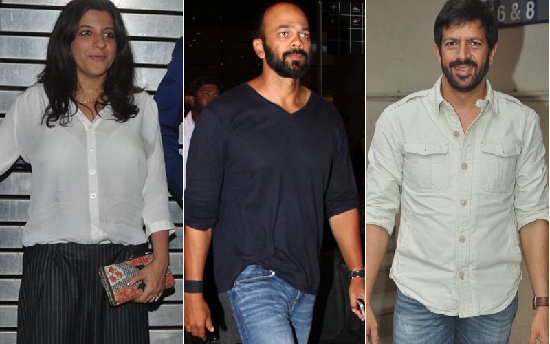 zoya akhtar rohit shetty and kabir khan